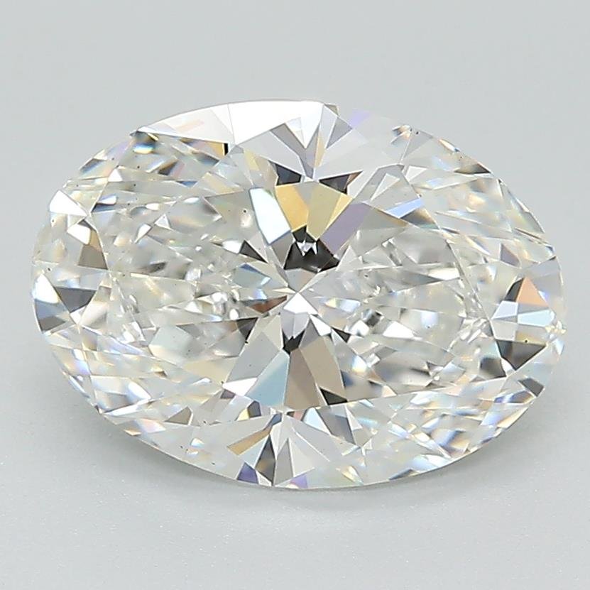 2.55ct F VS1 Rare Carat Ideal Cut Oval Lab Grown Diamond