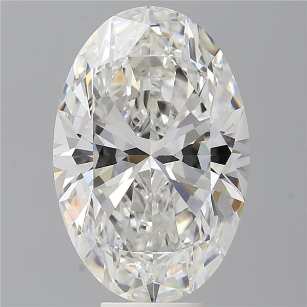 9.07ct F VVS2 Rare Carat Ideal Cut Oval Lab Grown Diamond