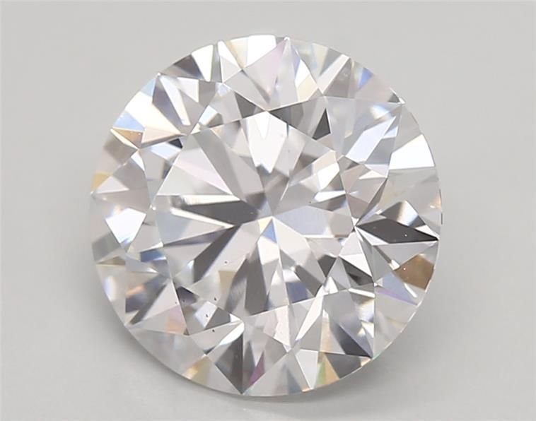 3.21ct D VS1 Rare Carat Ideal Cut Round Lab Grown Diamond