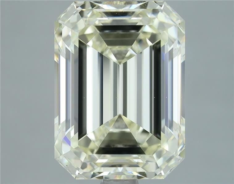 3.46ct K VVS2 Rare Carat Ideal Cut Emerald Diamond