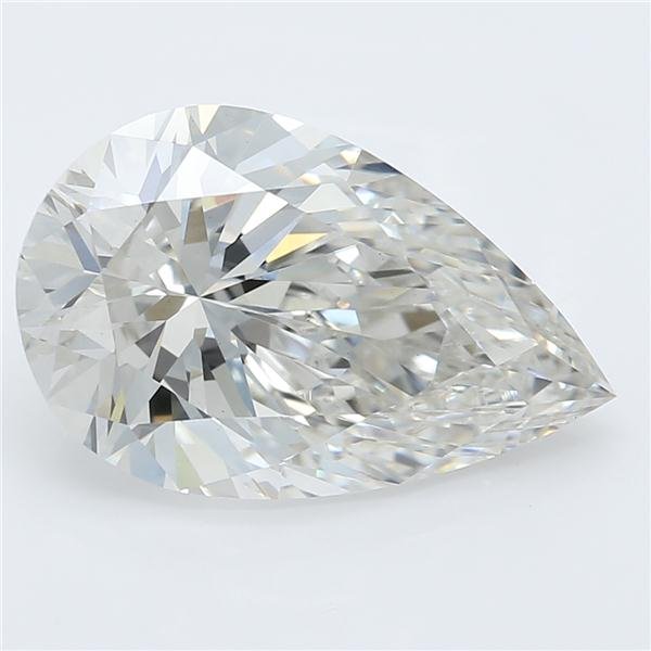 2.37ct H VVS2 Rare Carat Ideal Cut Pear Lab Grown Diamond