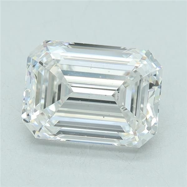 1.50ct D VS2 Rare Carat Ideal Cut Emerald Lab Grown Diamond