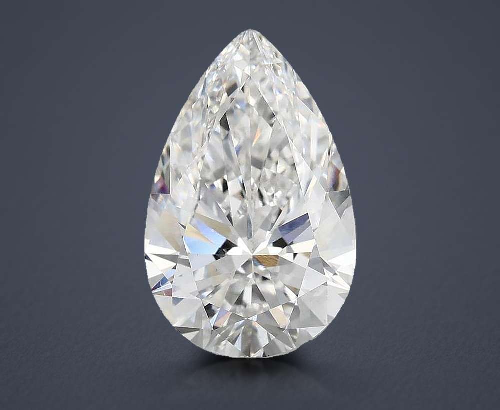 3.90 Carat Pear Lab Diamond