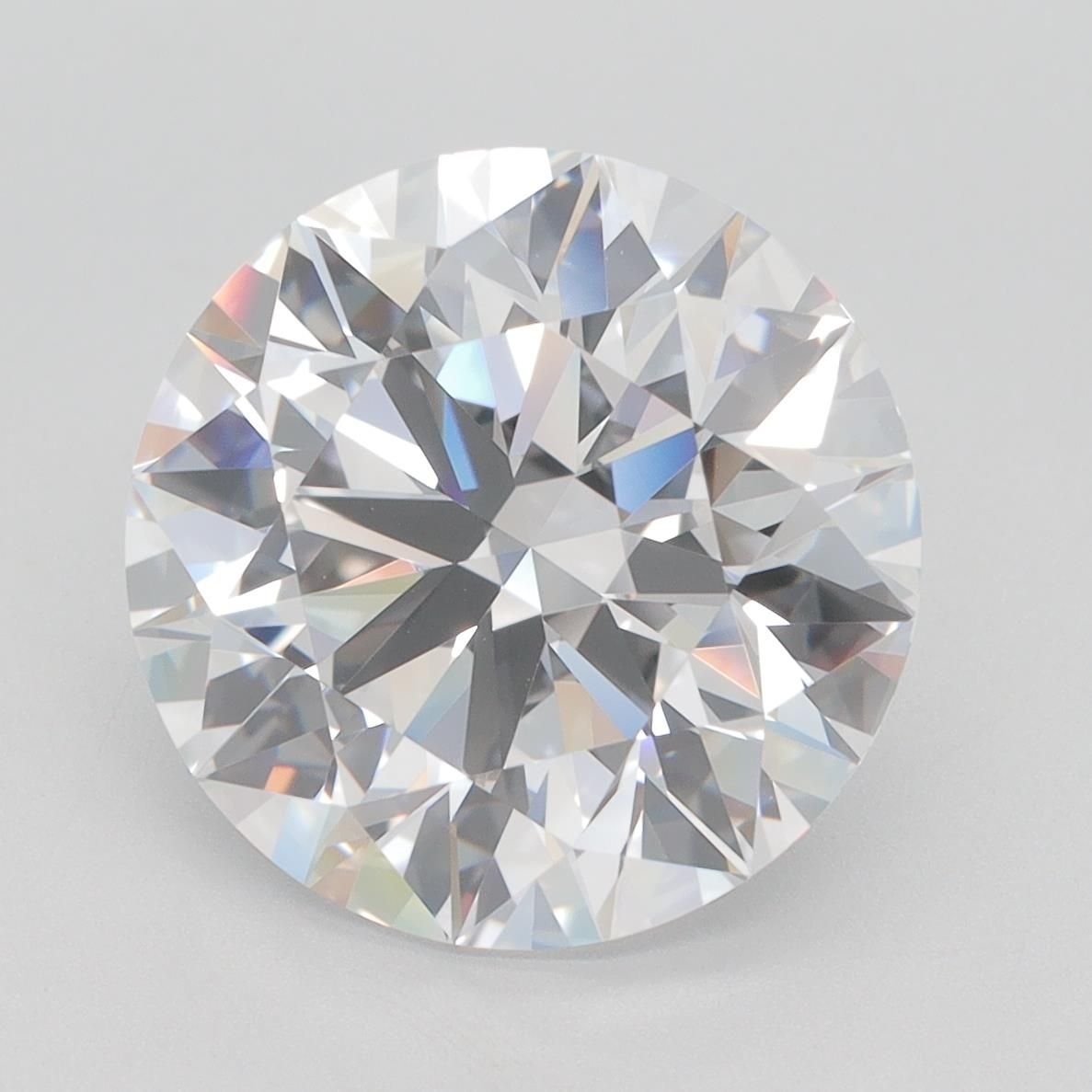 5.66ct D VVS1 Rare Carat Ideal Cut Round Lab Grown Diamond