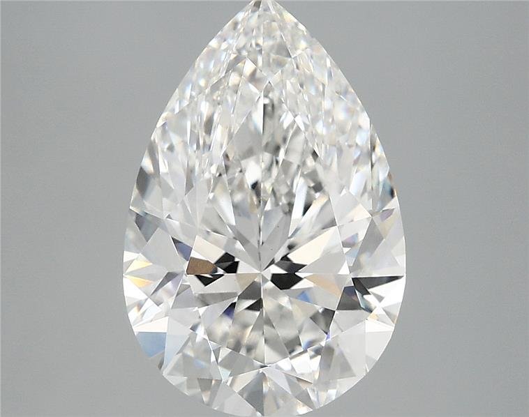 4.00 Carat Pear Lab Diamond