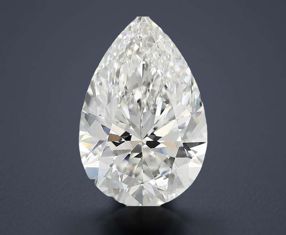 4.00 Carat Pear Lab Diamond