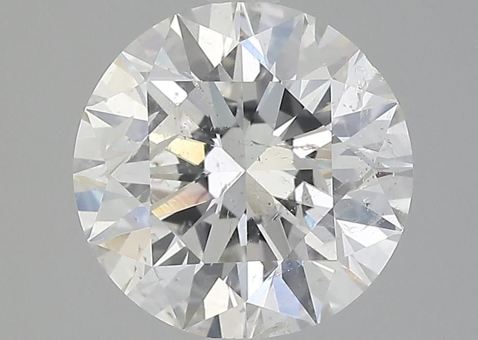 3.51ct H SI2 Rare Carat Ideal Cut Round Diamond