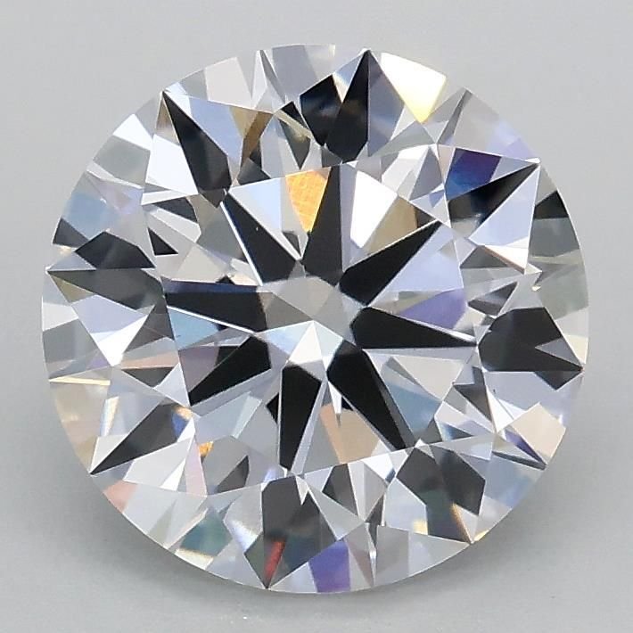 2.01ct D VVS2 Rare Carat Ideal Cut Round Lab Grown Diamond