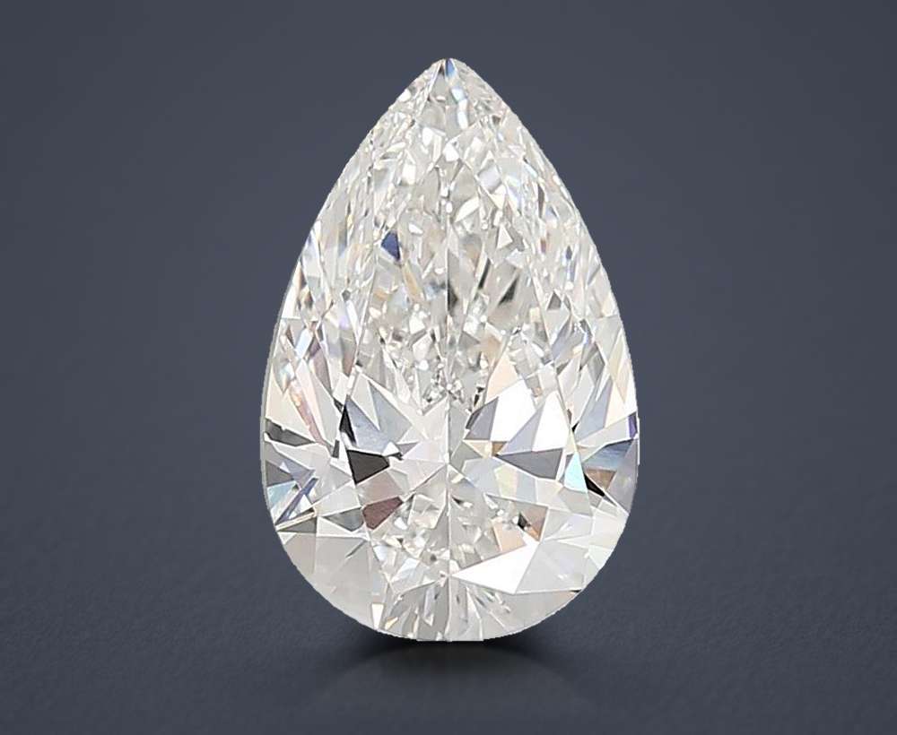 8.48 Carat Pear Lab Diamond