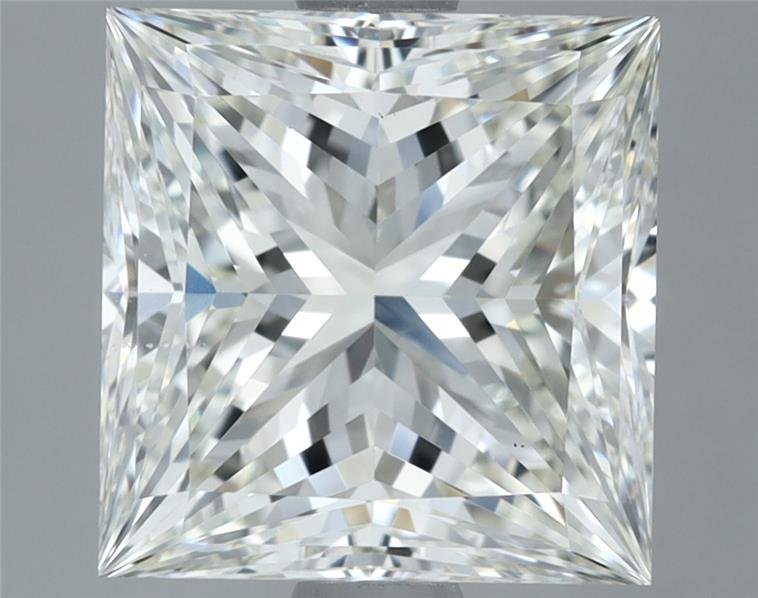 3.52ct I VS2 Rare Carat Ideal Cut Princess Diamond