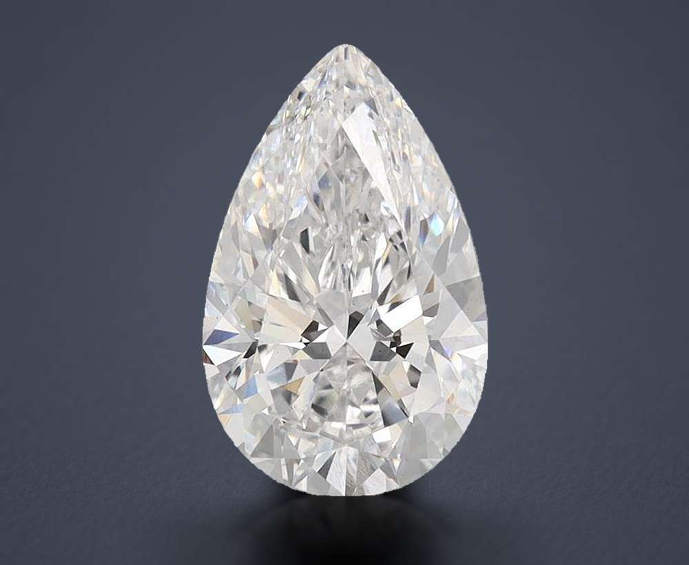 2.54 Carat Pear Lab Diamond