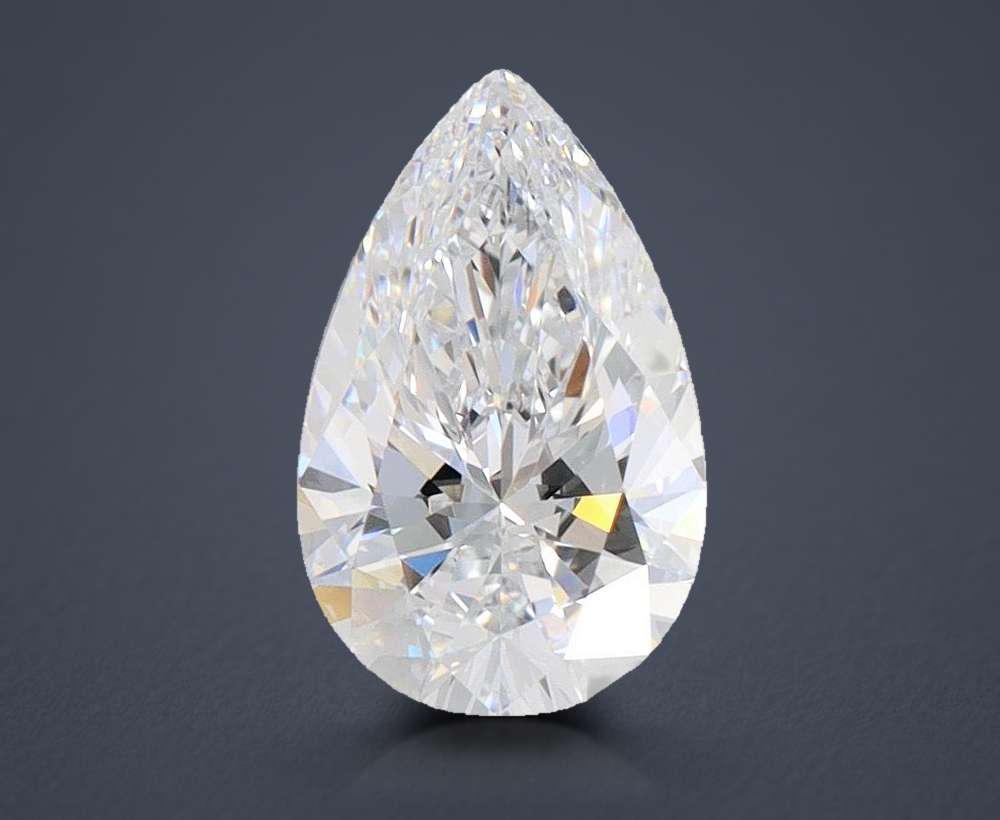 1.42 Carat Pear Lab Diamond