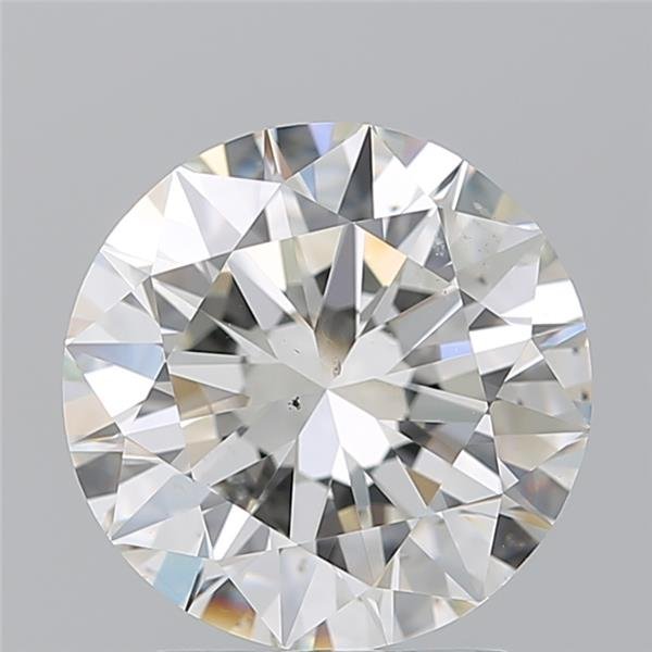 2.70ct J SI1 Rare Carat Ideal Cut Round Diamond