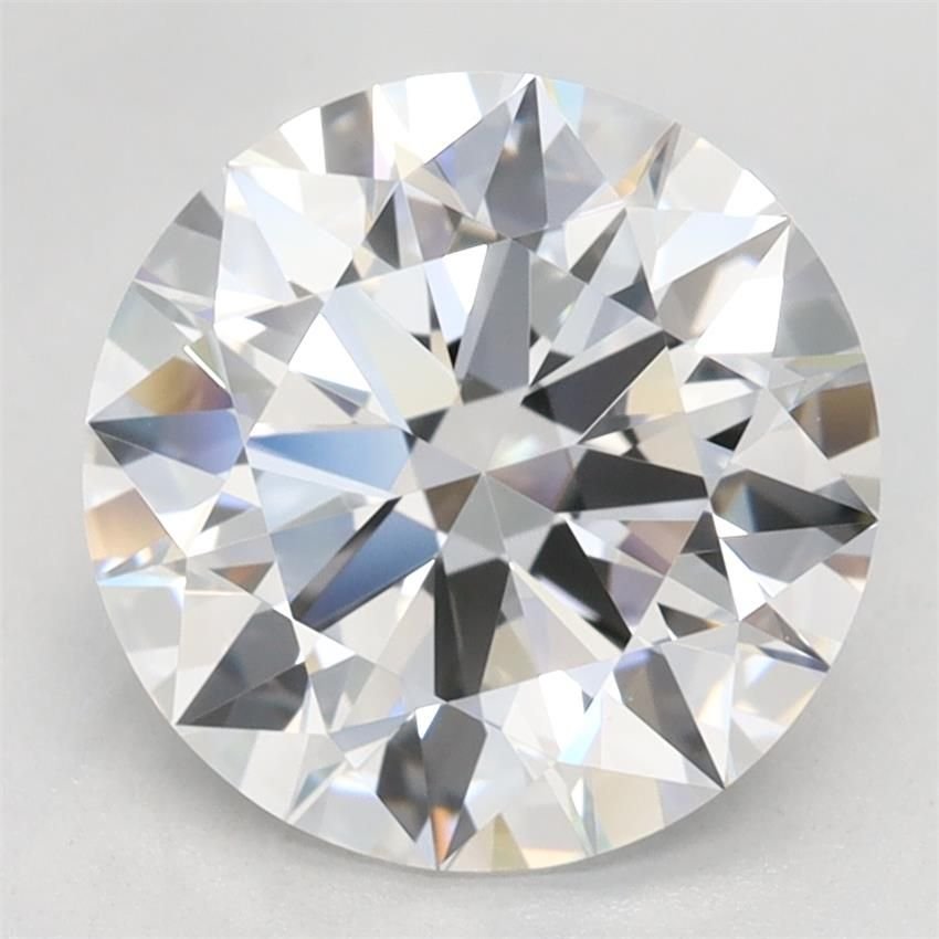 2.71ct D VVS1 Rare Carat Ideal Cut Round Lab Grown Diamond