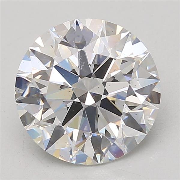 3.01ct D VS2 Rare Carat Ideal Cut Round Lab Grown Diamond