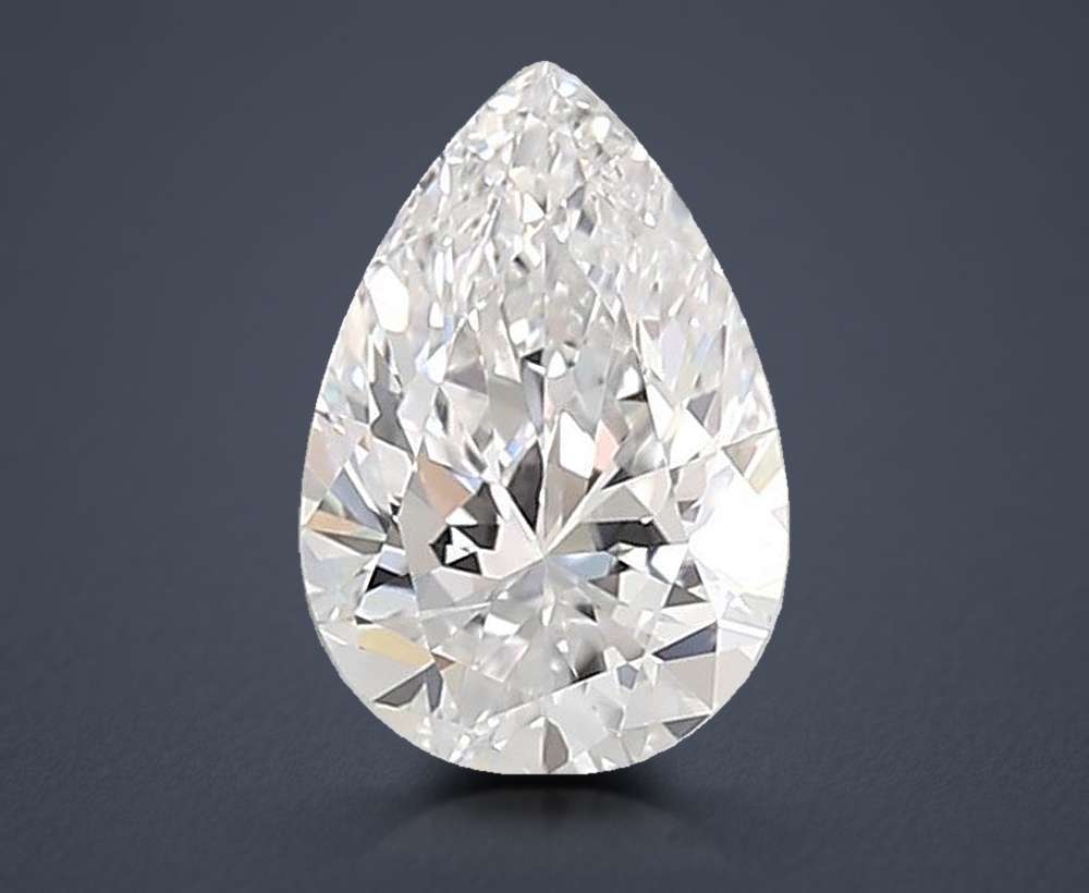 1.00 Carat Pear Lab Diamond