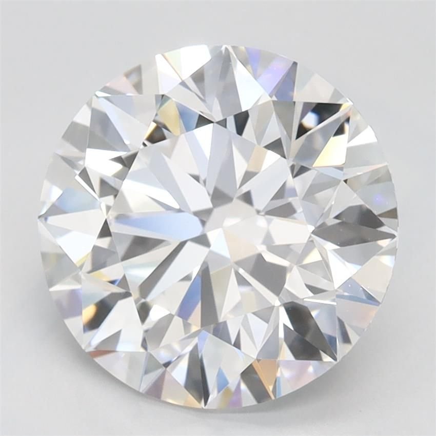 3.01ct D IF Rare Carat Ideal Cut Round Lab Grown Diamond