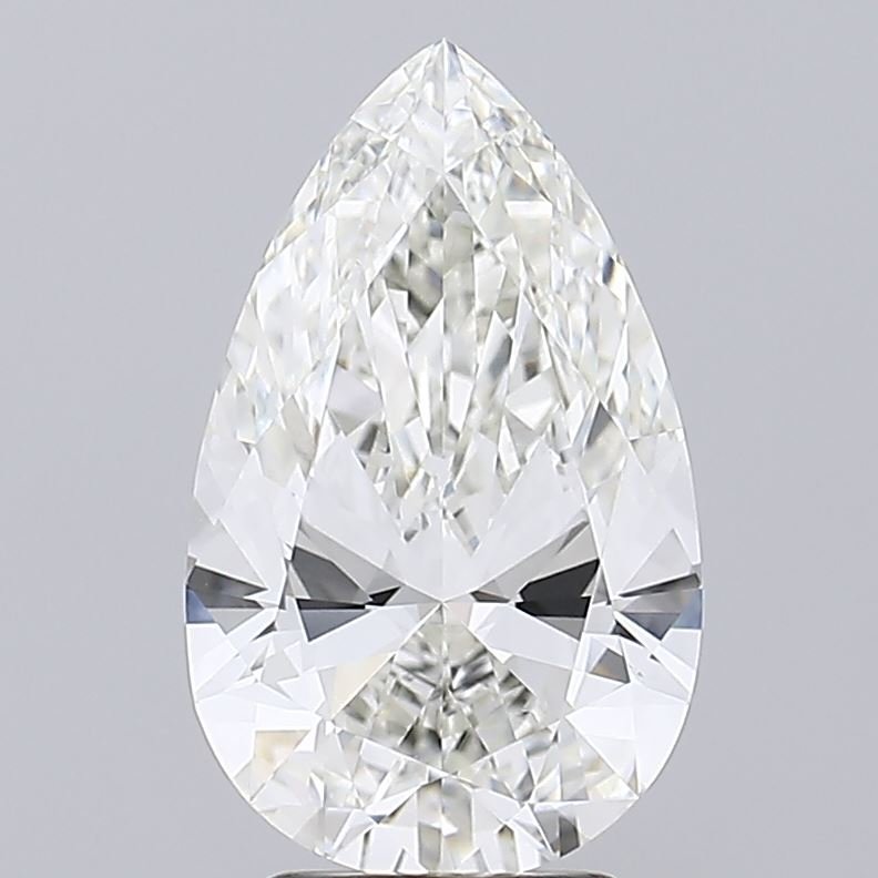 3.29ct I VS1 Rare Carat Ideal Cut Pear Lab Grown Diamond