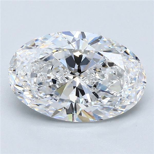 3.52ct D VS2 Rare Carat Ideal Cut Oval Diamond