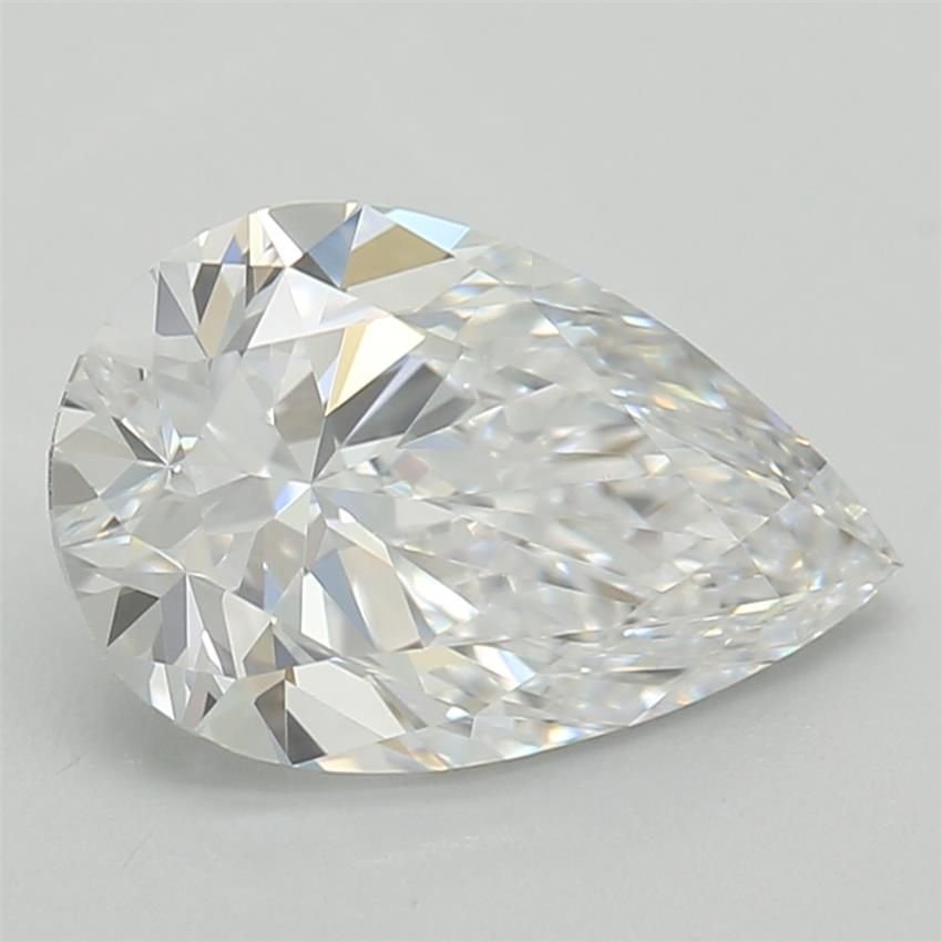 1.07ct D VVS2 Rare Carat Ideal Cut Pear Lab Grown Diamond