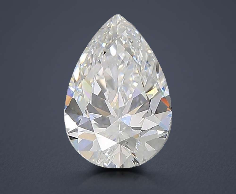 2.08 Carat Pear Lab Diamond