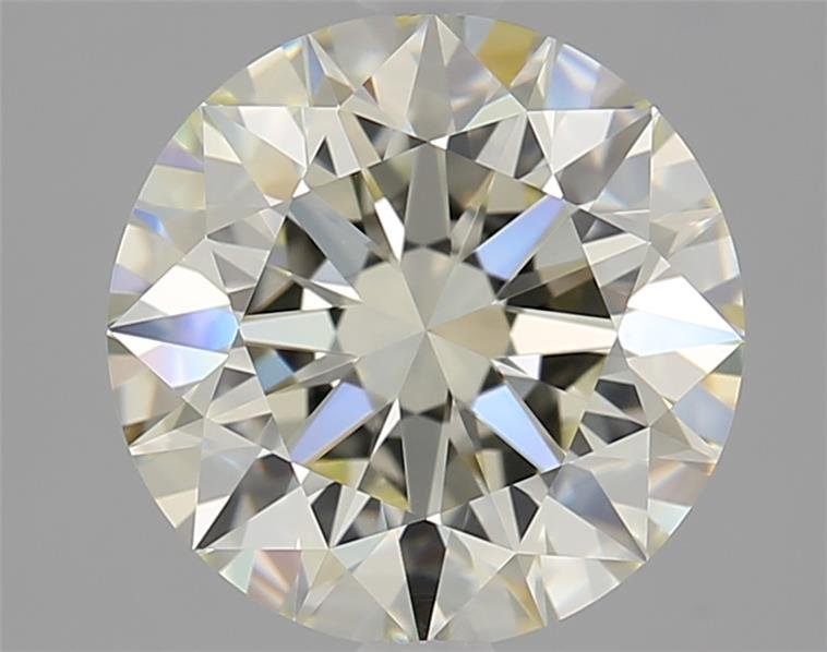 2.51ct K VVS2 Rare Carat Ideal Cut Round Diamond