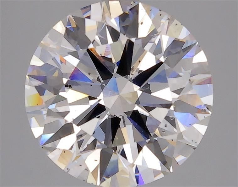 4.15ct F SI1 Rare Carat Ideal Cut Round Lab Grown Diamond