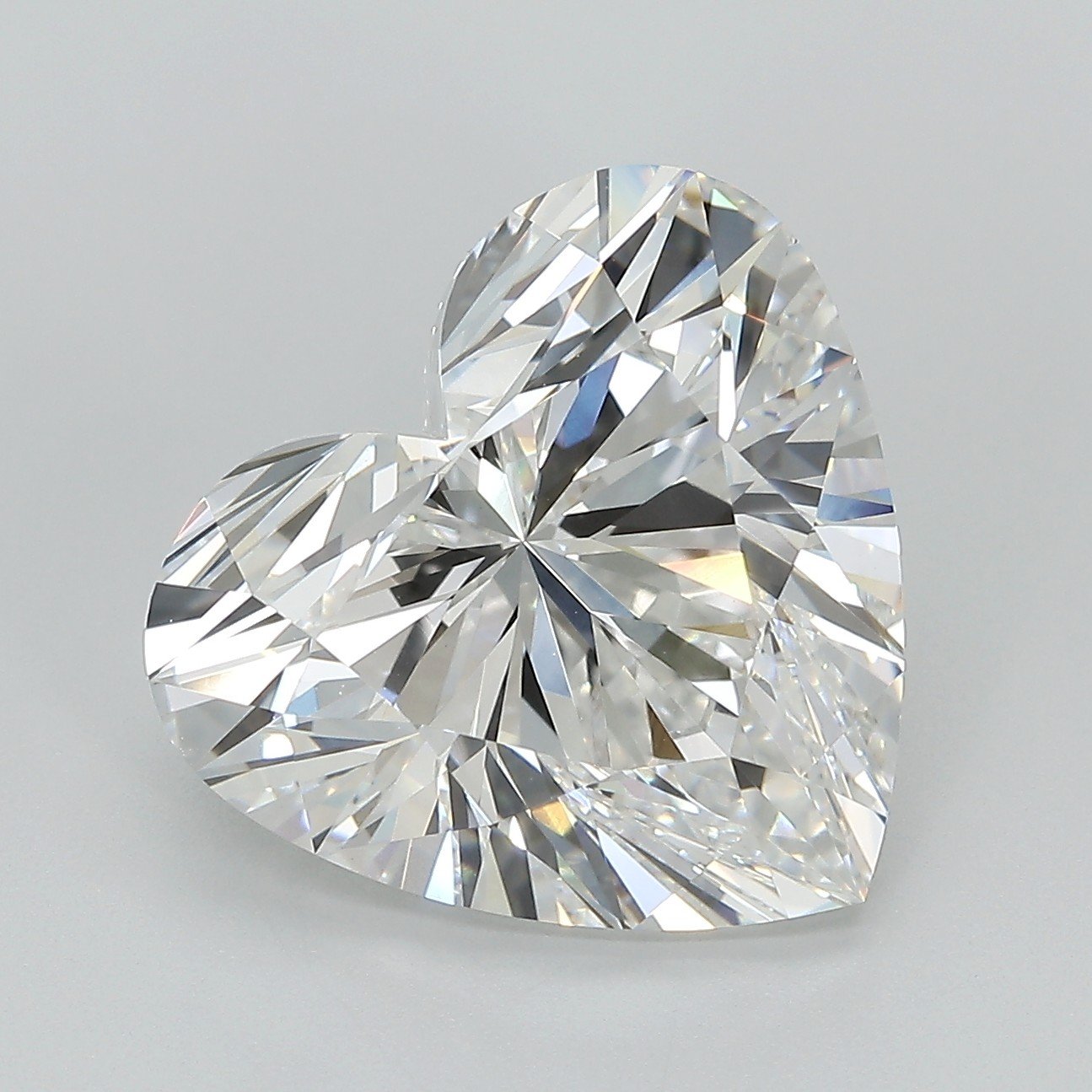 7.71ct E VVS2 Rare Carat Ideal Cut Heart Lab Grown Diamond