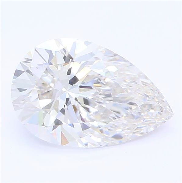 0.91ct H VS2 Rare Carat Ideal Cut Pear Lab Grown Diamond