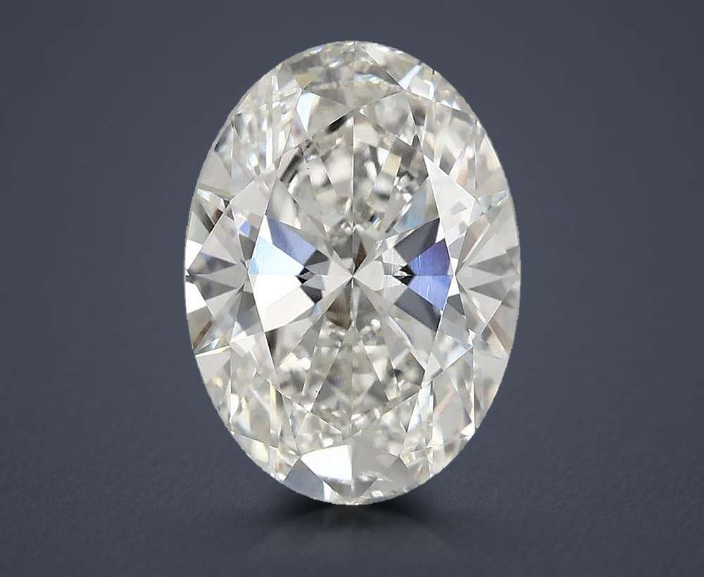 3.90 Carat Oval Lab Diamond