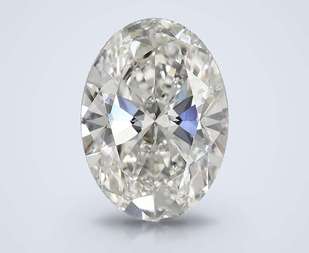 3.90 Carat Oval Lab Diamond
