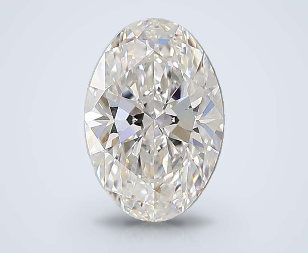 3.87 Carat Oval Lab Diamond