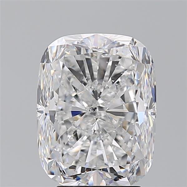3.51ct D SI2 Good Cut Cushion Diamond