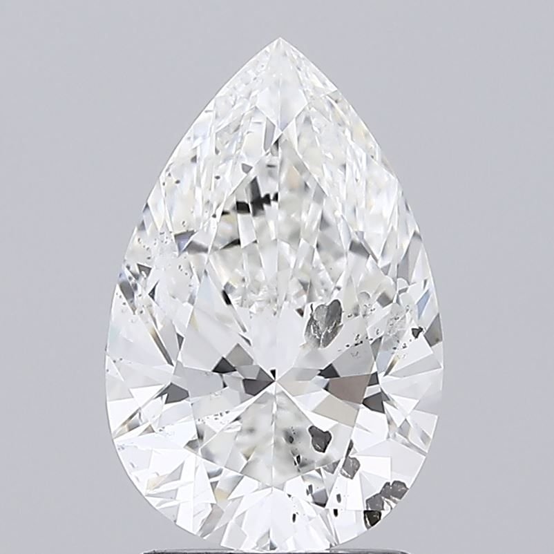 2.02ct F SI2 Rare Carat Ideal Cut Pear Lab Grown Diamond