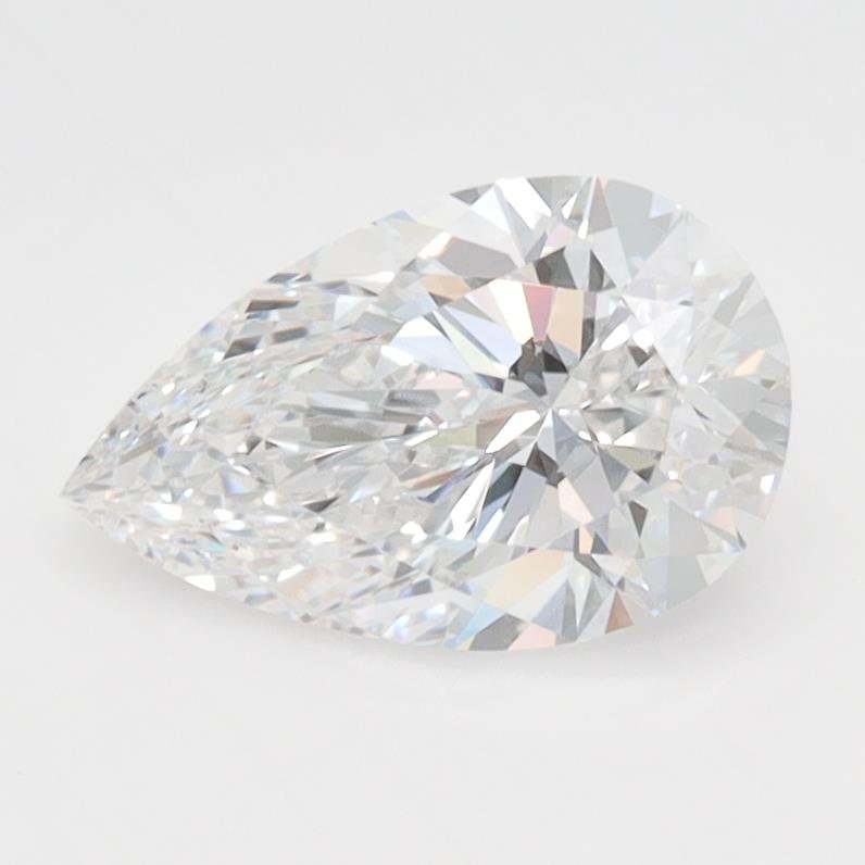 1.21ct E VVS2 Rare Carat Ideal Cut Pear Lab Grown Diamond