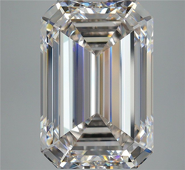 10.30ct J VVS1 Rare Carat Ideal Cut Emerald Diamond