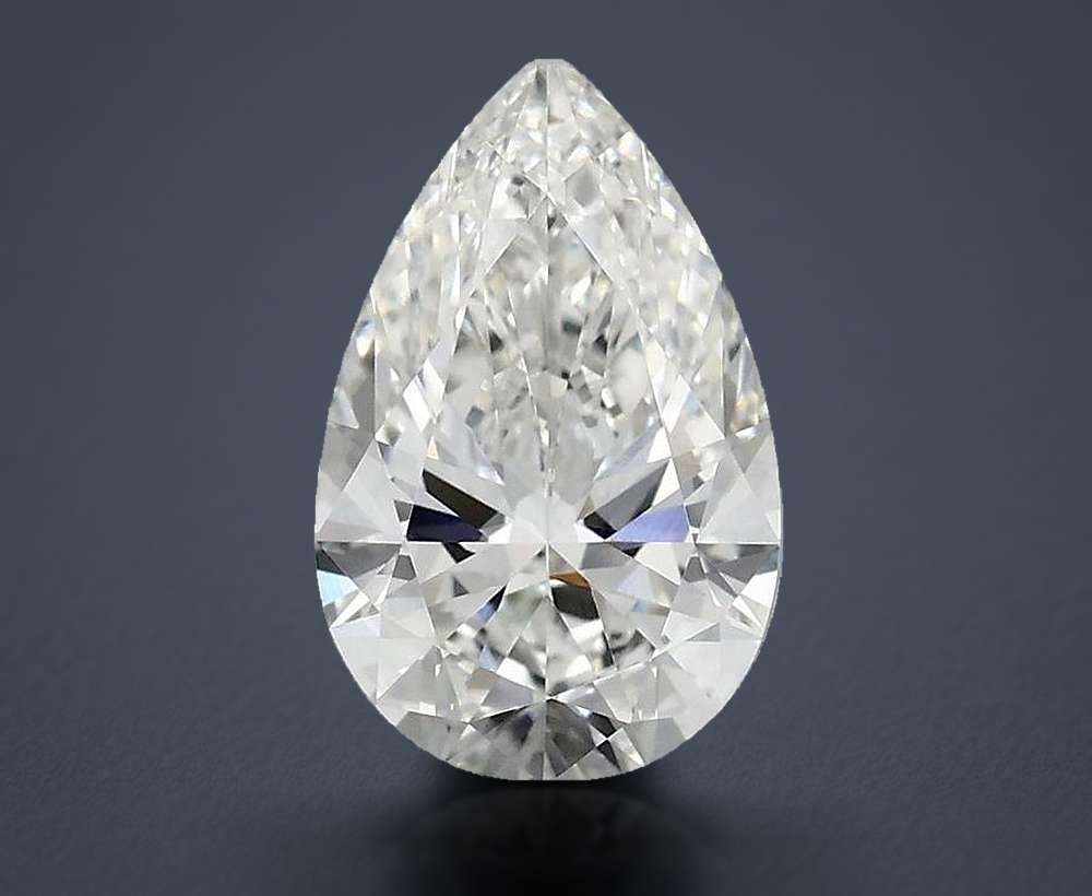 1.59 Carat Pear Lab Diamond