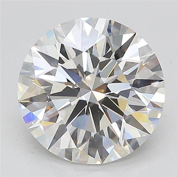 3.10ct F VS1 Rare Carat Ideal Cut Round Lab Grown Diamond