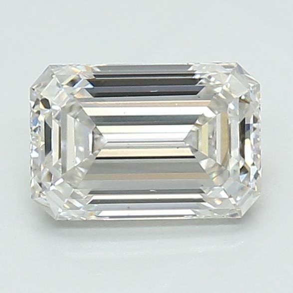 1.08ct F VS1 Rare Carat Ideal Cut Emerald Lab Grown Diamond