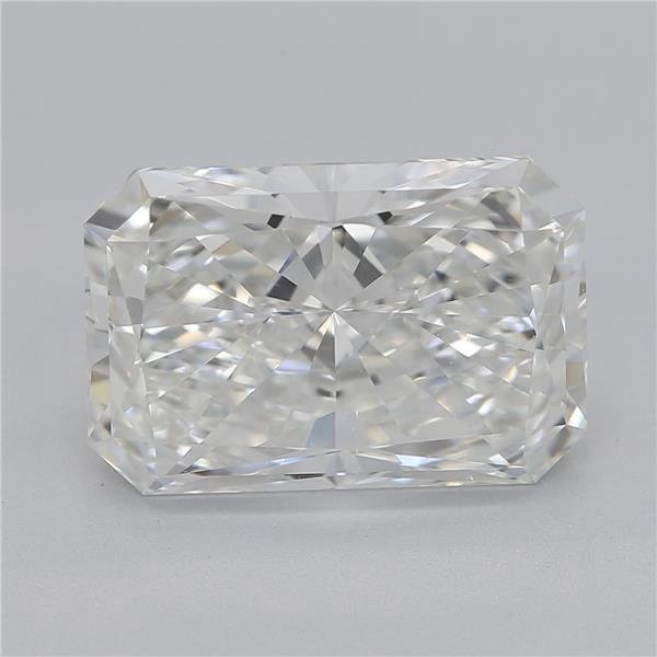 3.01ct H SI1 Rare Carat Ideal Cut Radiant Diamond