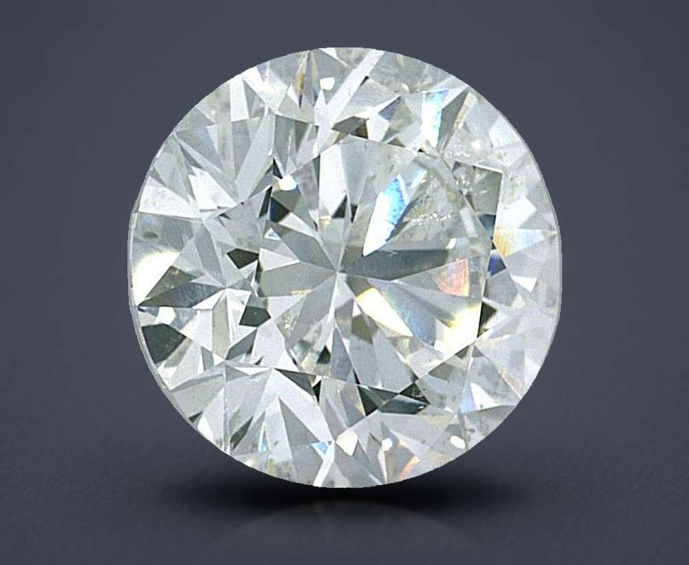3.80 Carat Round Natural Diamond