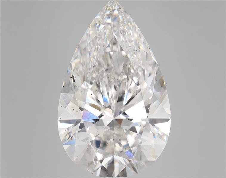 7.15ct F SI1 Rare Carat Ideal Cut Pear Lab Grown Diamond