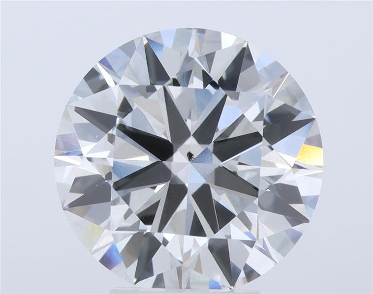 4.37ct G SI1 Rare Carat Ideal Cut Round Lab Grown Diamond