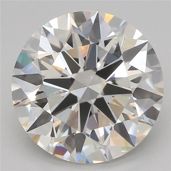 2.51ct G VVS2 Rare Carat Ideal Cut Round Lab Grown Diamond