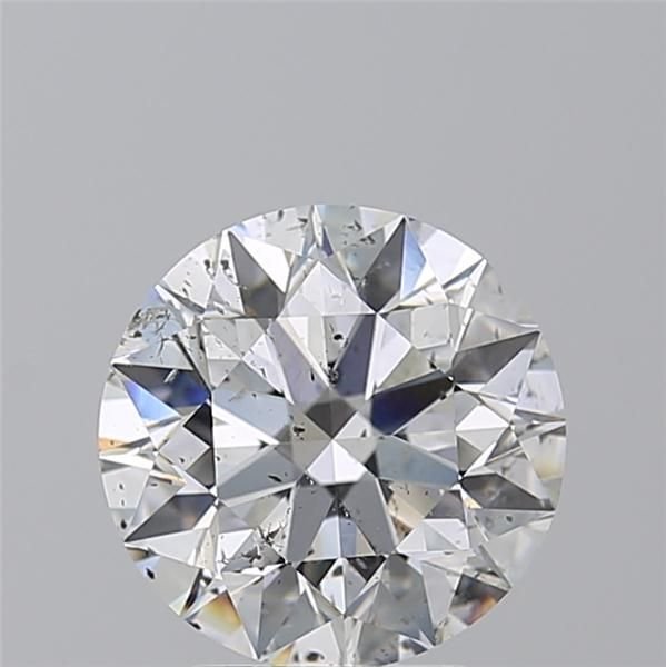 3.02ct F SI2 Rare Carat Ideal Cut Round Diamond