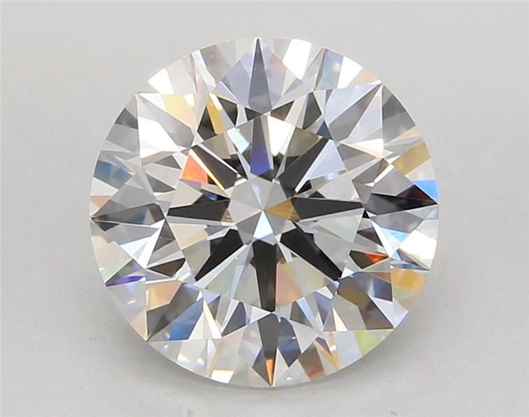 5.04ct G VVS2 Rare Carat Ideal Cut Round Lab Grown Diamond