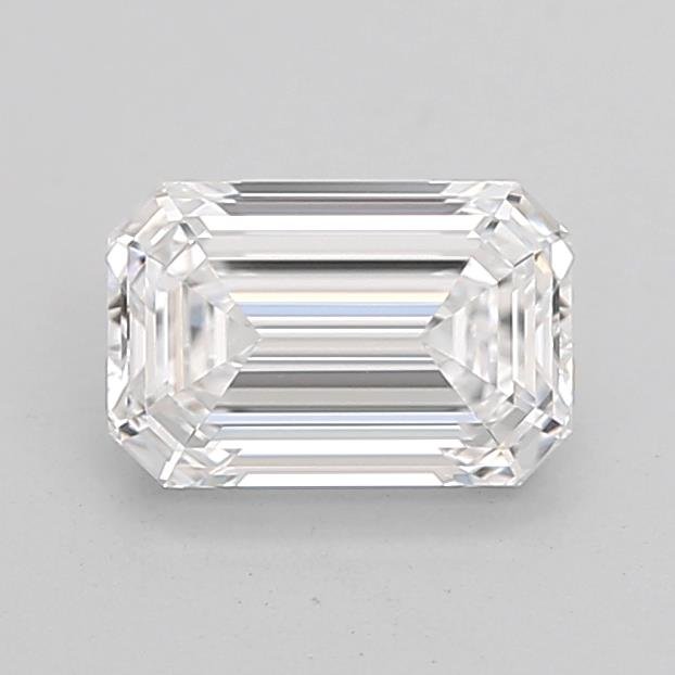 1.00ct D VVS2 Rare Carat Ideal Cut Emerald Lab Grown Diamond