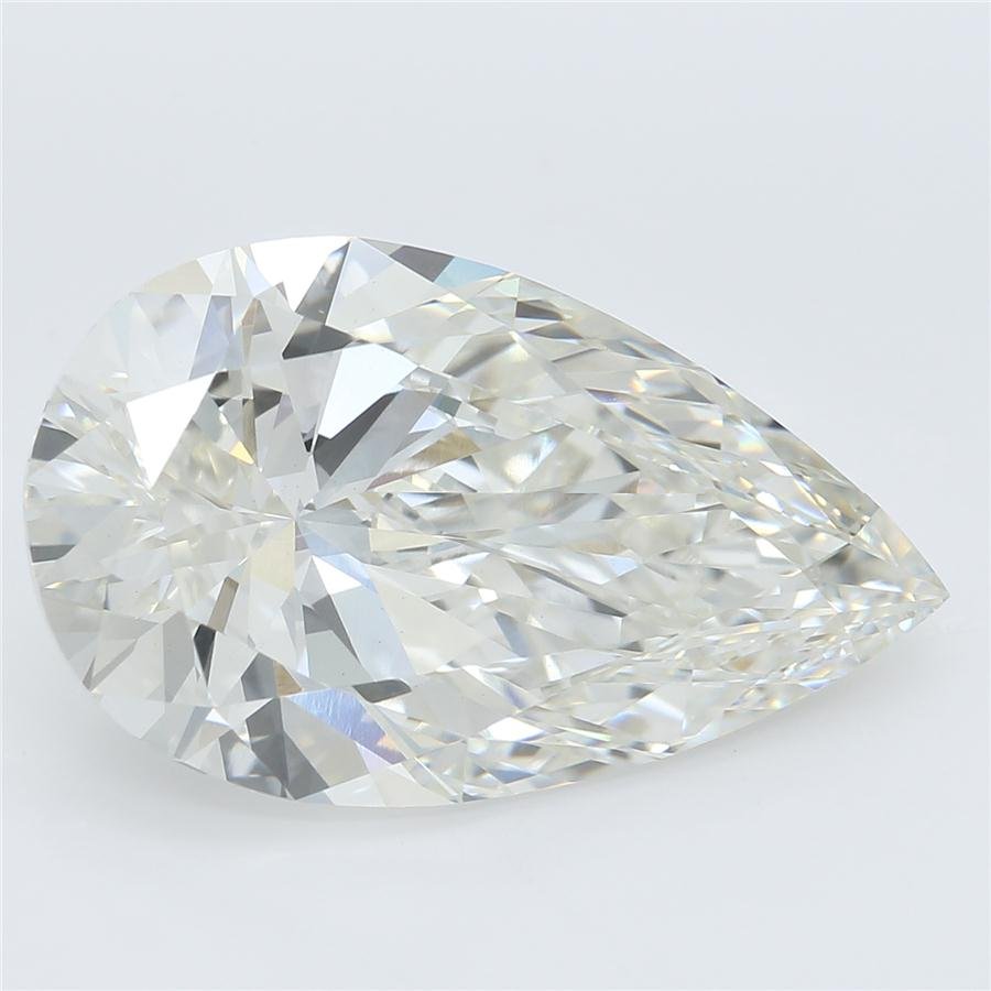 5.35ct H VVS2 Rare Carat Ideal Cut Pear Lab Grown Diamond