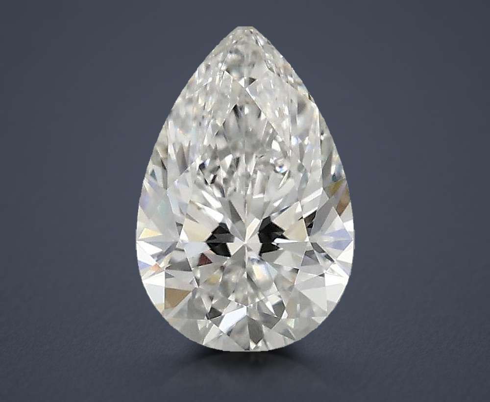 1.00 Carat Pear Lab Diamond