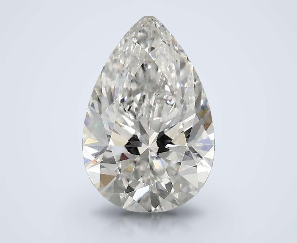 1.00 Carat Pear Lab Diamond